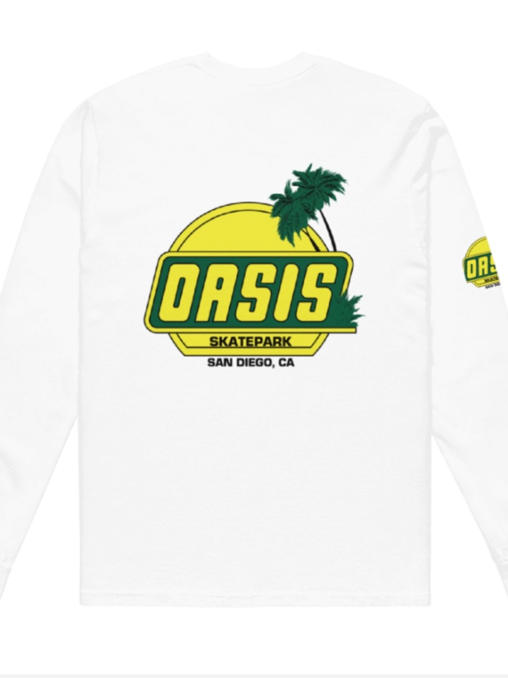 1978 retro OASIS Skatepark Long Sleeve T-shirt - Skateboard shirt